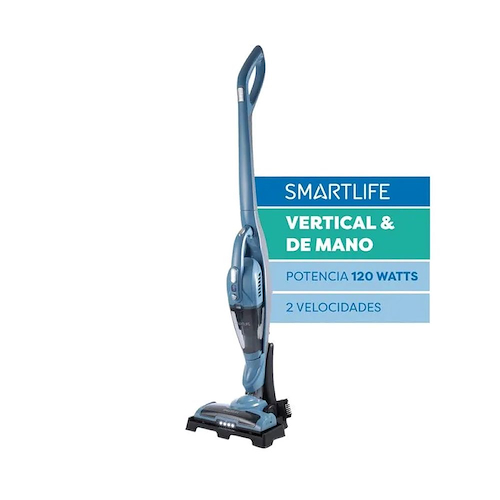 ASPIRADORA SIN BOLSA-120W-VERTICAL-800ML-INALAMBRICA-CON LUZ SMARTLIFE SL-VRG120B