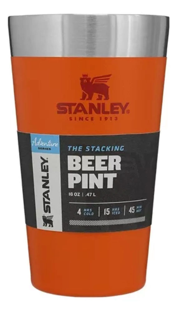 VASO ACERO 470ML-PINTA NARANJA STANLEY 10-02282-069