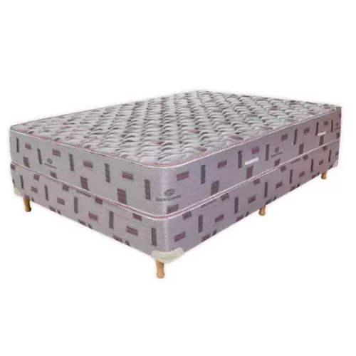 CONJUNTO ESPUMA RELAX 140X190X22  COLCHON + SOMMIER SUEÑO DORADO CSDRE140