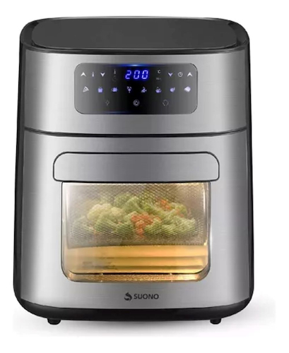 FREIDORA SIN ACEITE-10LTS-CON VENTANA Y LUZ-INTERNA-8 PROGRA SUONO HOG0188