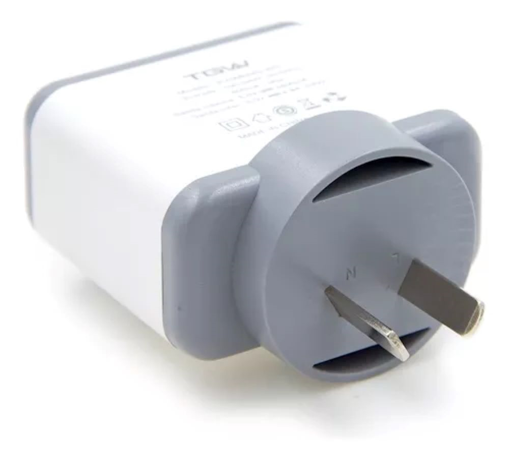 CARGADOR PARED-4 PUERTOS-USB-100V-240V-POTENCIA MAXIMA-SV 50 TAGWOOD ICHAR34