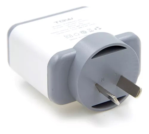 CARGADOR PARED-4 PUERTOS-USB-100V-240V-POTENCIA MAXIMA-SV 50 TAGWOOD ICHAR34