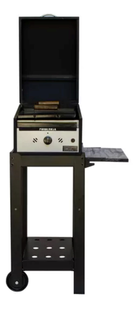 PARRILLA GAS PONDEROSA 35CM TAPA-CARRO-PORTA GARRAFA TAS EME 32311