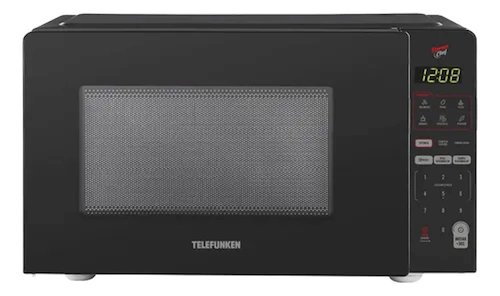 MICROONDAS DIGITAL 26LTS-CON GRILL-6 PROGRAMAS-NEGRO-900W TELEFUNKEN TKF-26LDG