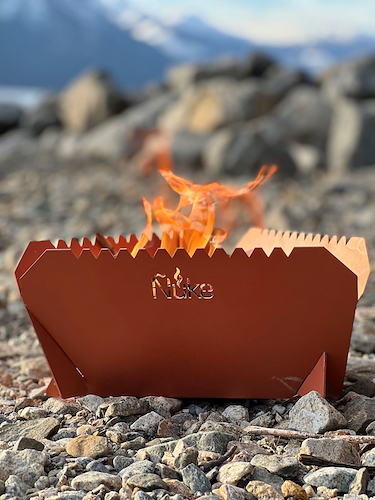 FOGON ONIX 300 COBRE CON BOLSO PARRILLA-3KG-15X29-90X34CM ÑUKE 04-000-018