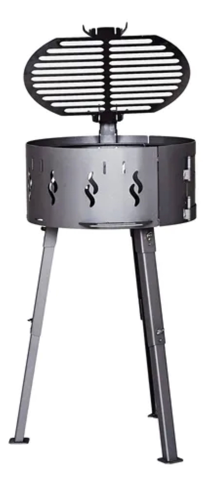 PARRILLA CARBON MALEVO CON ESTACA-89.4X50.5X23CM ÑUKE 02-000-500