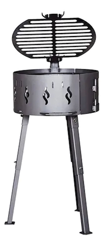 PARRILLA CARBON MALEVO CON ESTACA-89.4X50.5X23CM ÑUKE 02-000-500
