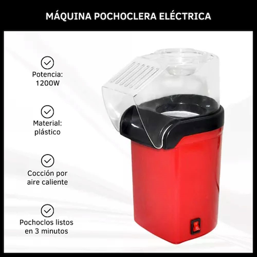 POCHOCLERA SIN ACEITE-COCCION POR AIRE CALIENTE-4 MINUTOS ULTRACOMB PO2700 miniatura