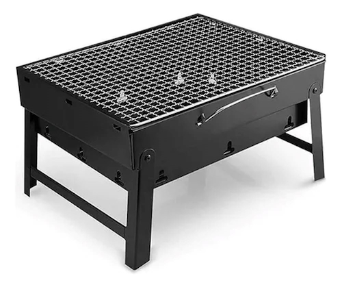 PARRILLA BRASERO CARBON-NEGRO-PATAS PLEGABLES DE 20CM-30X25C VONNE BRCP