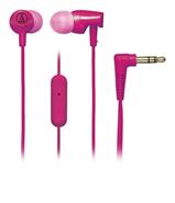 AUDIO-TECHNICA ATH-COR150ISPK Auricular Urbano	 Tipo In-Ear, Incluye micrófono. Color rosa