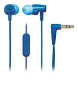 AUDIO-TECHNICA ATH-COR150ISBL Auricular Urbano	 Tipo In-Ear, Incluye micrófono. Color azul