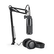 AUDIO-TECHNICA AT2020PK Pack de microfono Pack Incluye: AT2020 + ATH-M20x + Soporte