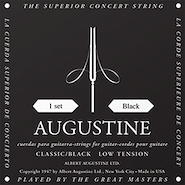 AUGUSTINE BLACK Encordado guitarra clásica Tension Baja