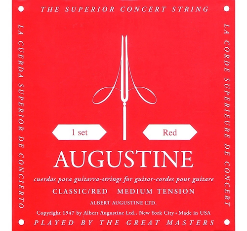 AUGUSTINE RED Encordado guitarra clásica Tension Media