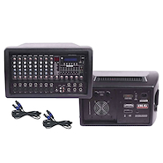 BLG MC82150-PC Consola Potenciada, 8 Ch micr/linea +2 Ch ST,300w, Efect, C.