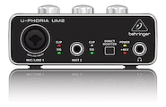 Behringer UM2 Audiophile 2x2 USB Audio Interface with XENYX Mic Preamplif