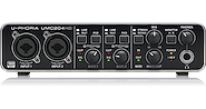 Behringer UMC204 HD Audiophile 2x4, 24-Bit/192 kHz USB Audio/MIDI Interface wit