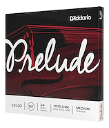 DADDARIO Orchestral J10103/4M Encordado p/ Cello, PRELUDE CELLO SET 3/4, Núcleo de acero,