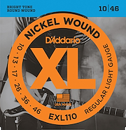 DADDARIO Strings EXL110 Encordado | Electrica | 010-013-017-026--036-046 | Nickel Wo