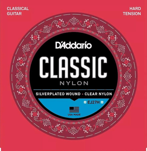 DADDARIO Strings EJ27H Encordado | Clasica | 029-033-041-030-036-044 | Nylon | Hard
