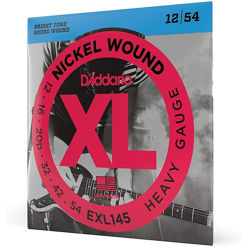 DADDARIO Strings EXL145 Encordado | Electrica | 012-016-020p-032-042-054 | Nickel Wo