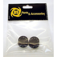 DS PARTS DS-A111 Set de Perillas / Speed Knobs / Negro / Anclaje: 18 ranuras