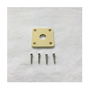 DS PARTS DS-A188 Porta Jack Jackplate estilo Les Paul® / Plástico / Crema