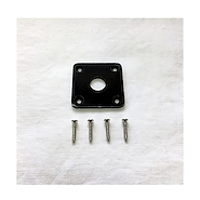 DS PARTS DS-A189 Porta Jack Jackplate estilo Les Paul® / Plástico / Negro