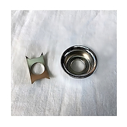 DS PARTS DS-A192 Porta Jack Jackplate para Telecaster® Vintage con clip / Cro
