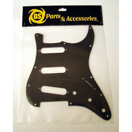DS PARTS DS-A22 Pickguard para Stratocaster® S-S-S  / 3 Capas / Color Negro