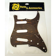 DS PARTS DS-A25 Pickguard para Stratocaster® S-S-S / 3 Capas / Color Rojo To