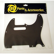 DS PARTS DS-A34 Pickguard para Telecaster® / 3 Capas / Color Negro Brillante