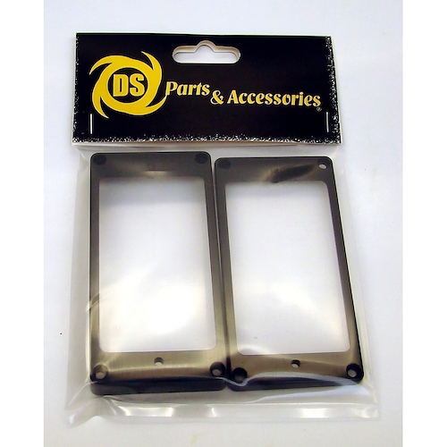 DS PARTS DS-A3 Set de Marcos Plásticos para Humbucker - Base Curva/Negro