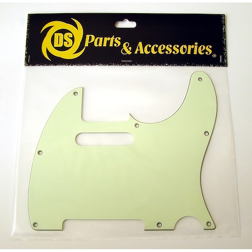 DS PARTS DS-A58 Pickguard para Telecaster® / 3 Capas / Verde Menta / 8 aguje