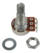 DS PARTS DS-A168 Potenciómetro Mini A500K - Rosca corta / Anclaje: Métrico 18