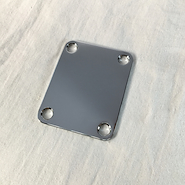 DS PARTS DS-A201 Neck Plate / 4 agujeros-8mm diámetro / Metálico / Cromado