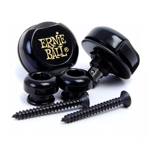 ERNIE BALL P04601 Strap Lock Traba Correa Super Lock Negro