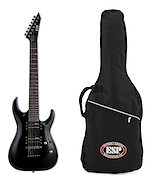 ESP LTD MH17 BLK + FUNDA Guitarra Electrica 7 cuerdas