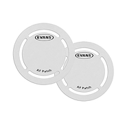 EVANS EQPAF1 PATCH BLANCO PARA PARCHE DE BOMBO X 2 UNIDADES