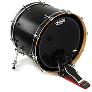 EVANS BD22EMADONX Parche De Bombo Arenado Color Negro Onyx 22