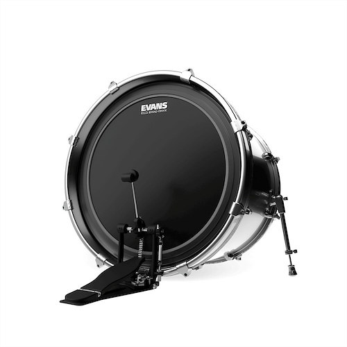 EVANS BD20EMADONX Parche De Bombo Arenado Color Negro Onyx 20