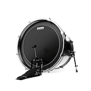 EVANS BD20EMADONX Parche De Bombo Arenado Color Negro Onyx 20