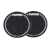 EVANS EQPB1 Patch Negro Nylon Para Parche De Bombo X 2 Unidades