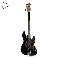 FIELD YJB-20P P2 BK Bajo eléctrico 4 cuerdas Jazz Bass PICKGUARD NACARADO