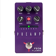 FLAMMA FS06 Pedal Preamplificador 7 Modelos de 2 canales + Cab Sim