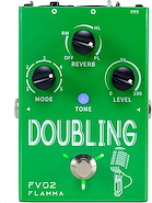 FLAMMA FV02 DOUBLING Vocal Effects Pedal  Duplica señal en Octava + Reverb