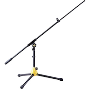 HERCULES MS540B El soporte de micrófono de bajo perfil HERCULES MS540B con b