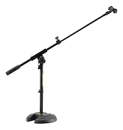 HERCULES MS120B El soporte de micrófono de perfil bajo HERCULES MS120B con b