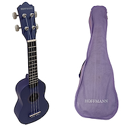 HOFFMANN KU-PM Ukelele soprano con funda. Purpura Mate