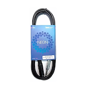 KWC 619 NEON Cable 6 mm. Canon Macho - Plug 1/4 Stereo Standard x 6 mts.